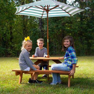 Kidkraft outdoor table & bench set hot sale